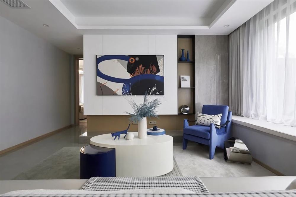 文山室内装修盛世盘龙101平米三居-现代简约风格室内设计家装案例