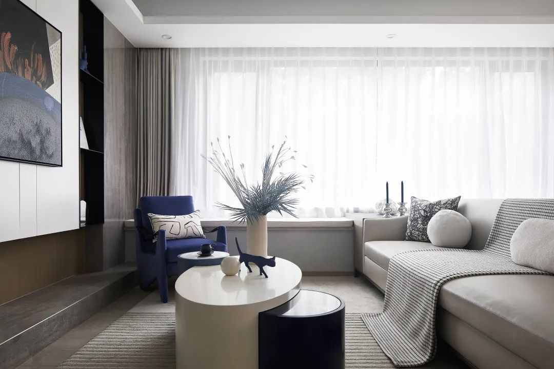 现代简约风格室内设计家装案例-客厅茶几沙发